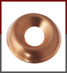 Cup Washers in Copper and Brass